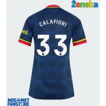 Arsenal Riccardo Calafiori #33 Gostujuci Dres za Ženska 2026-27 Kratak Rukav